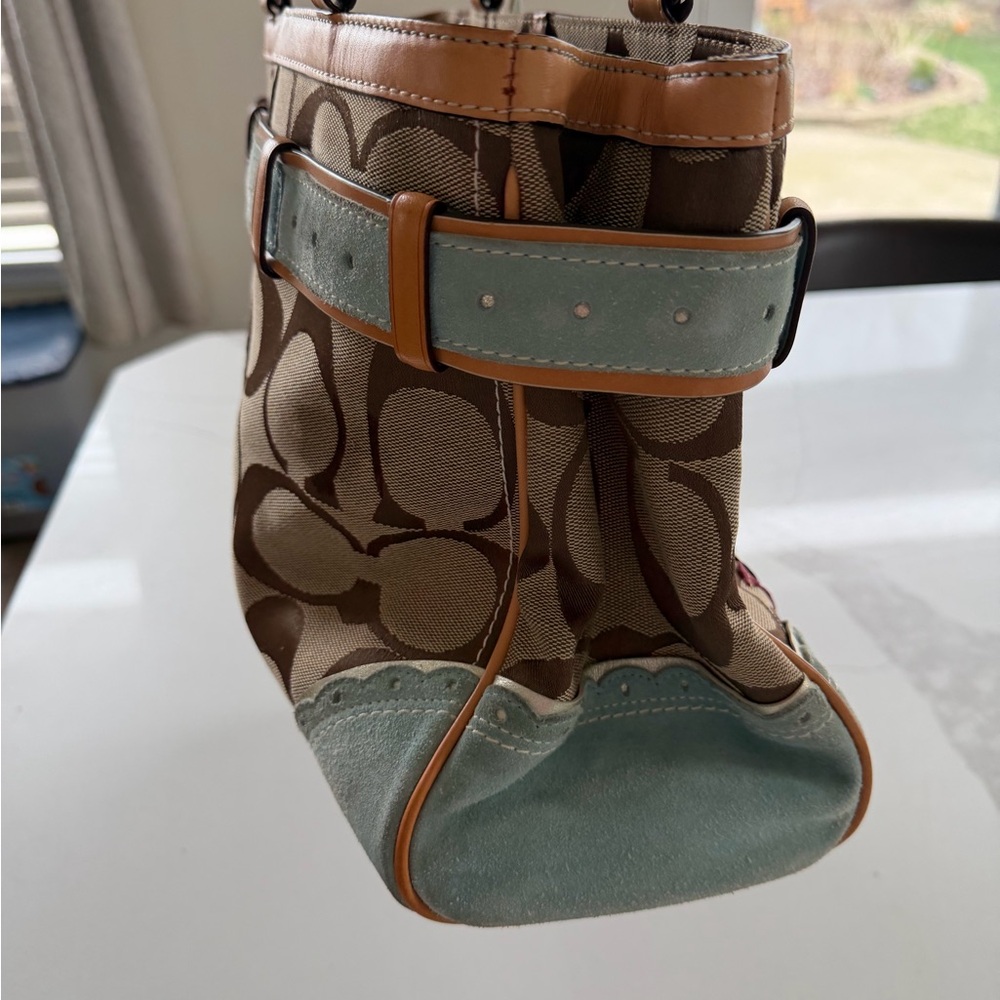 Vintage coach under the sea Hampton satchel - Picture 6 of 8